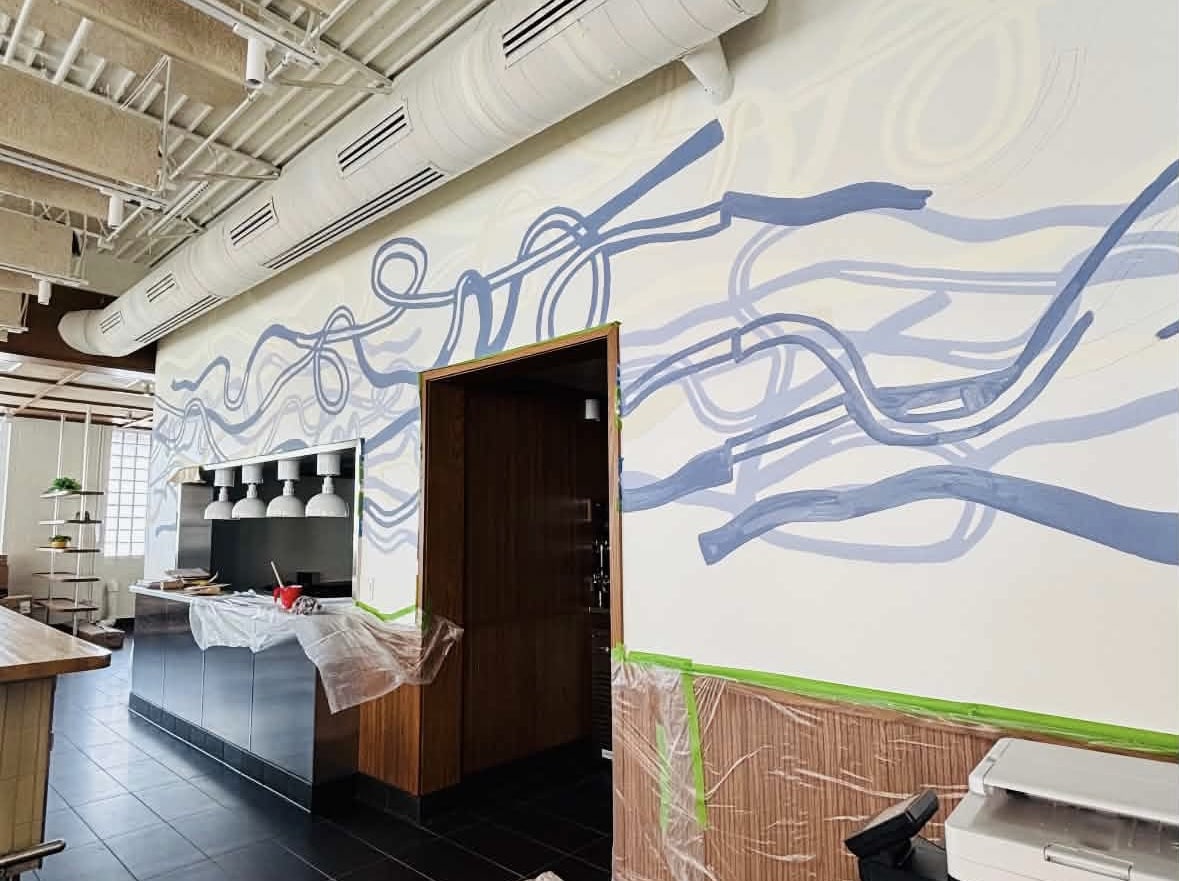 Andrea Myers comes full-circle with progressive mural at the Line